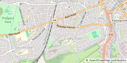 Map of Reading