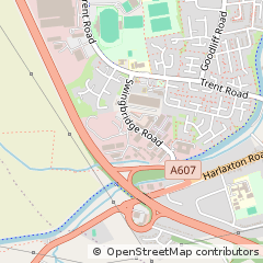 Map of Grantham, Lincolnshire