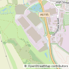 Map of Barnsley, South Yorkshire