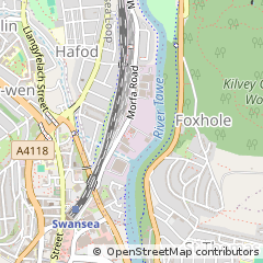 Map of West Glamorgan