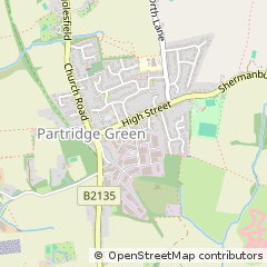 Map of Horsham, West Sussex