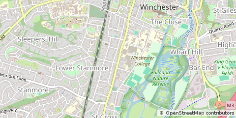 Map of Winchester