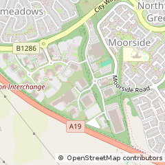 Map of Sunderland