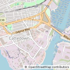 Map of Plymouth, Devon