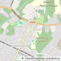 Map of Sunninghill, Berkshire