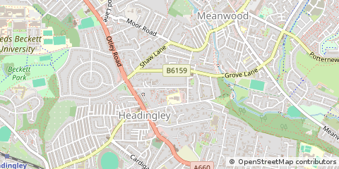 Map of Leeds