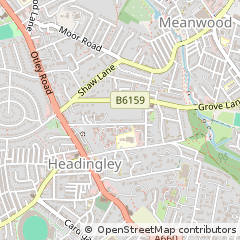 Map of Leeds