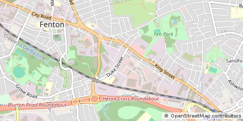 Map of Stoke on Trent