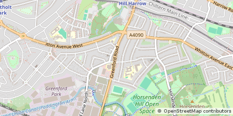 Map of Greenford