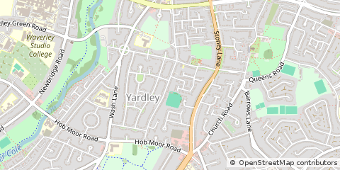 Map of Birmingham, West Midlands