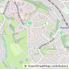 Map of Falmouth, Cornwall