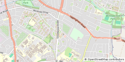 Map of Leicester