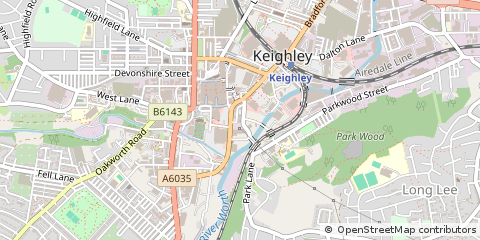 Map of Keighley