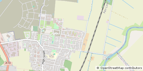 Map of Waterbeach