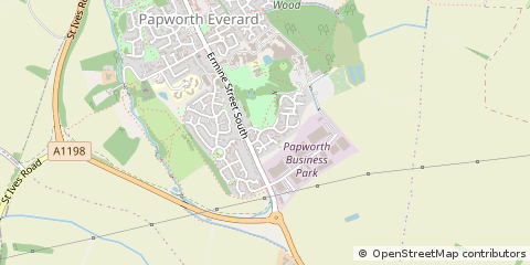 Map of Cambridge, Cambridgeshire