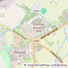 Map of Wellington, Somerset