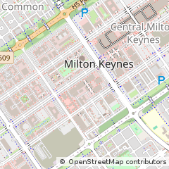 Map of Milton Keynes