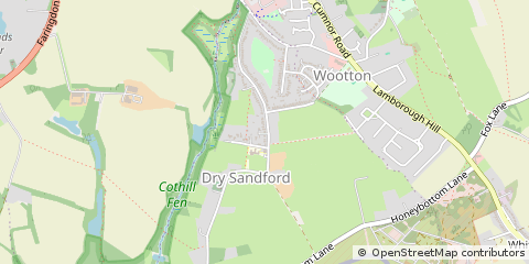 Map of Abingdon, Oxfordshire