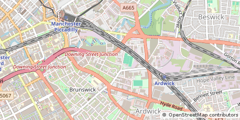 Map of Manchester