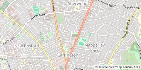 Map of Nottingham