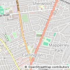 Map of Nottingham