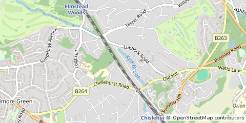 Map of Chislehurst