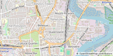 Map of Southampton