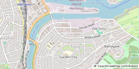 Map of Aberdeen