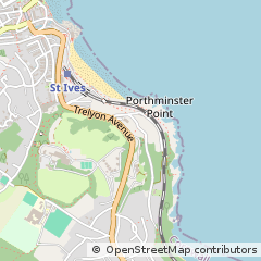 Map of ST Ives, Cornwall