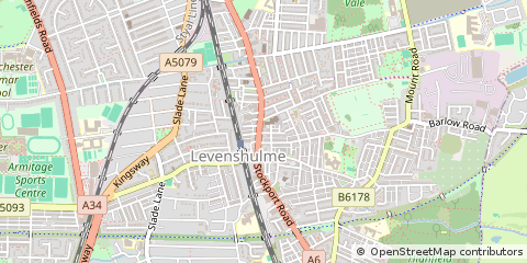 Map of Manchester
