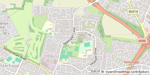 Map of Newcastle Upon Tyne