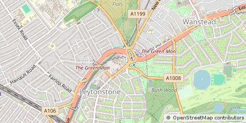 Map of Leytonstone, London