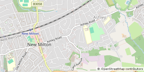 Map of NEW Milton, Hampshire