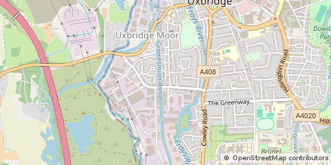 Map of Uxbridge