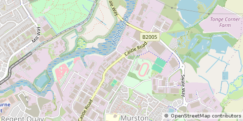 Map of Crown Quay Lane, Sittingbourne