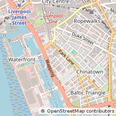Map of Liverpool, Merseyside