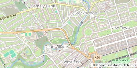 Map of Edinburgh