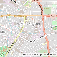 Map of Leicester, Leicestershire