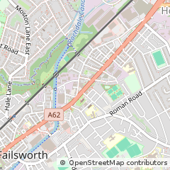 Map of Manchester, Lancs