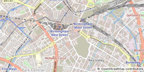 Map of Birmingham