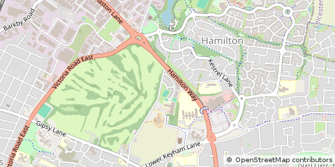 Map of Leicester