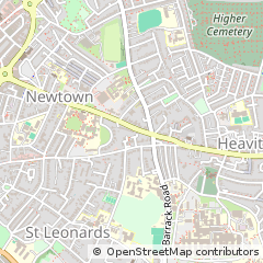 Map of Exeter, Devon