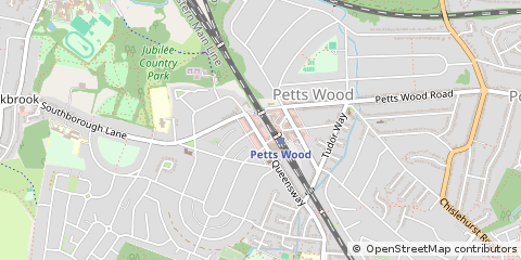 Map of Orpington, Kent