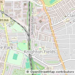 Map of Leicester