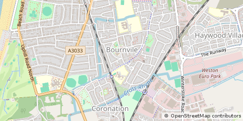 Map of Weston Super Mare