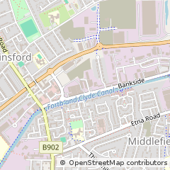 Map of Falkirk