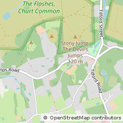 Map of Farnham, Surrey