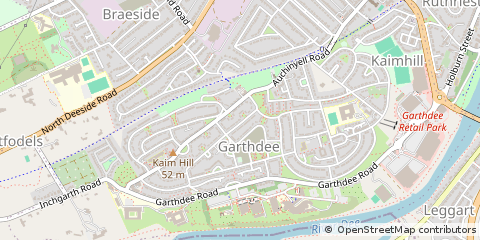 Map of Aberdeen
