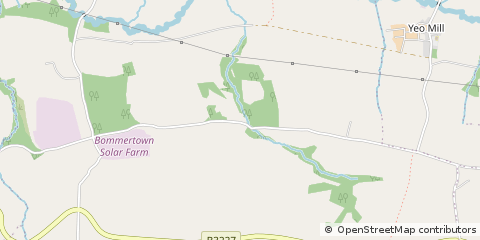 Map of South Molton, Devon