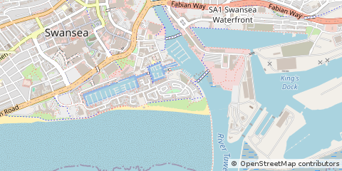 Map of Swansea